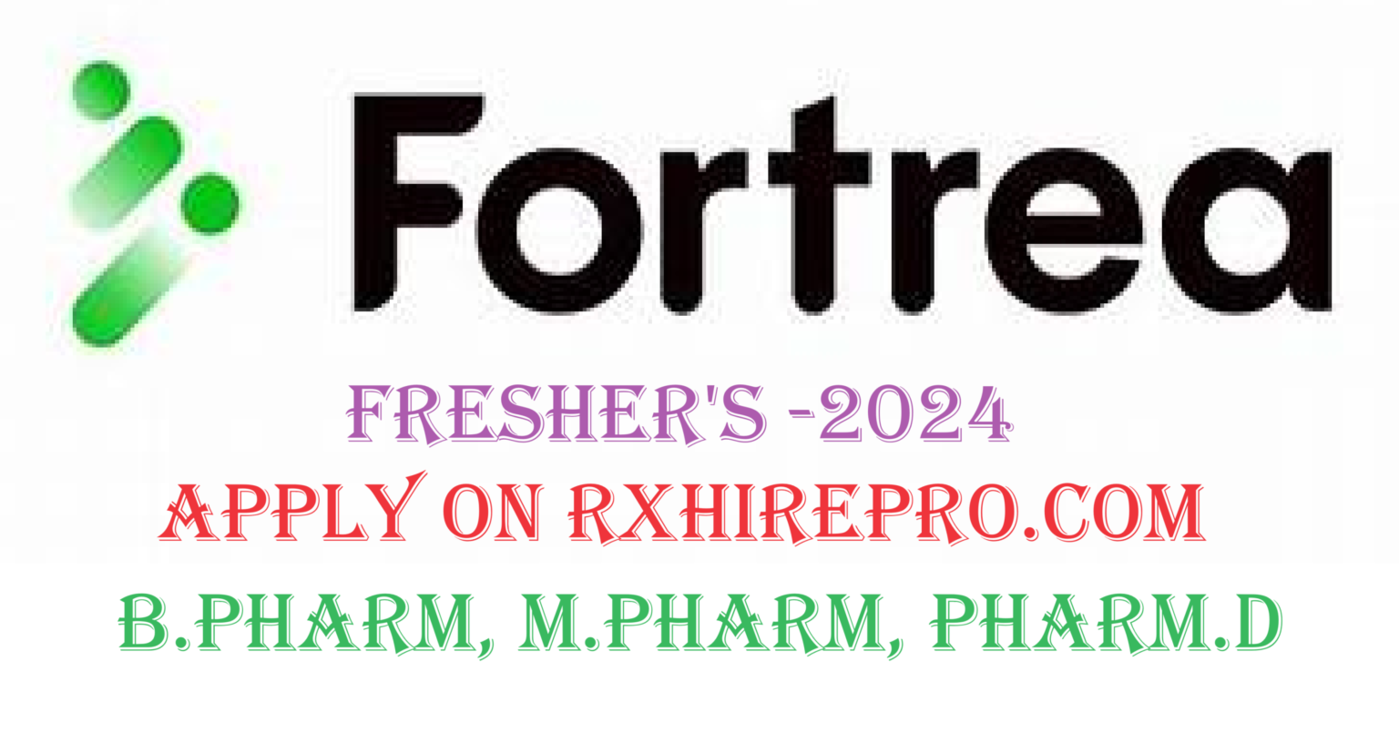 [Freshers-2024] Fortrea Hiring In Pharmacovigilance In Pune - Rxhirepro ...